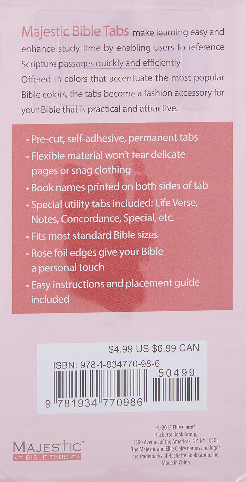 Majestic Rose Nouveau Bible Tabs (Majestic Bible)