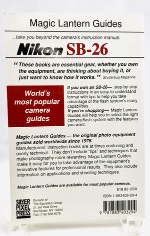 Nikon Sb26: Flash System : Includes Nikon Sb25 Flash (Magic Lantern Guides),Used