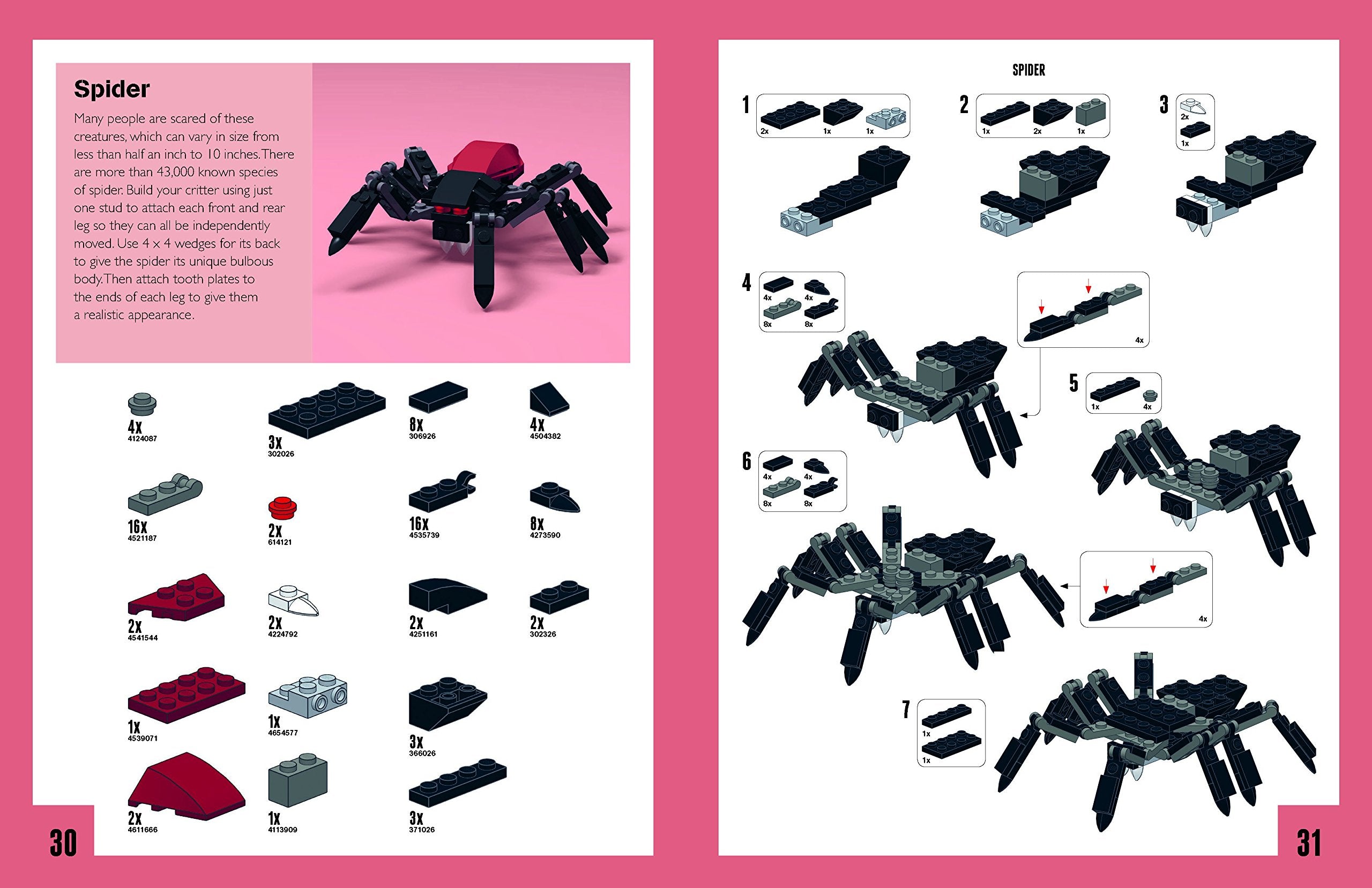 Brick Pets: 30 Builds: An unofficial guide to making cute critters from classic LEGO (Brick Builds Books),Used