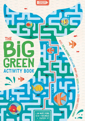 The Big Green Activity Book: Mazes, Spot the Difference, Search and Find, Memory Games, Quizzes and other Fun, EcoFriendly Puzz,Used
