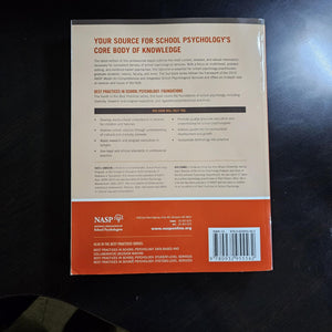 Best Pract.In School Psych.,Foundations-new,New