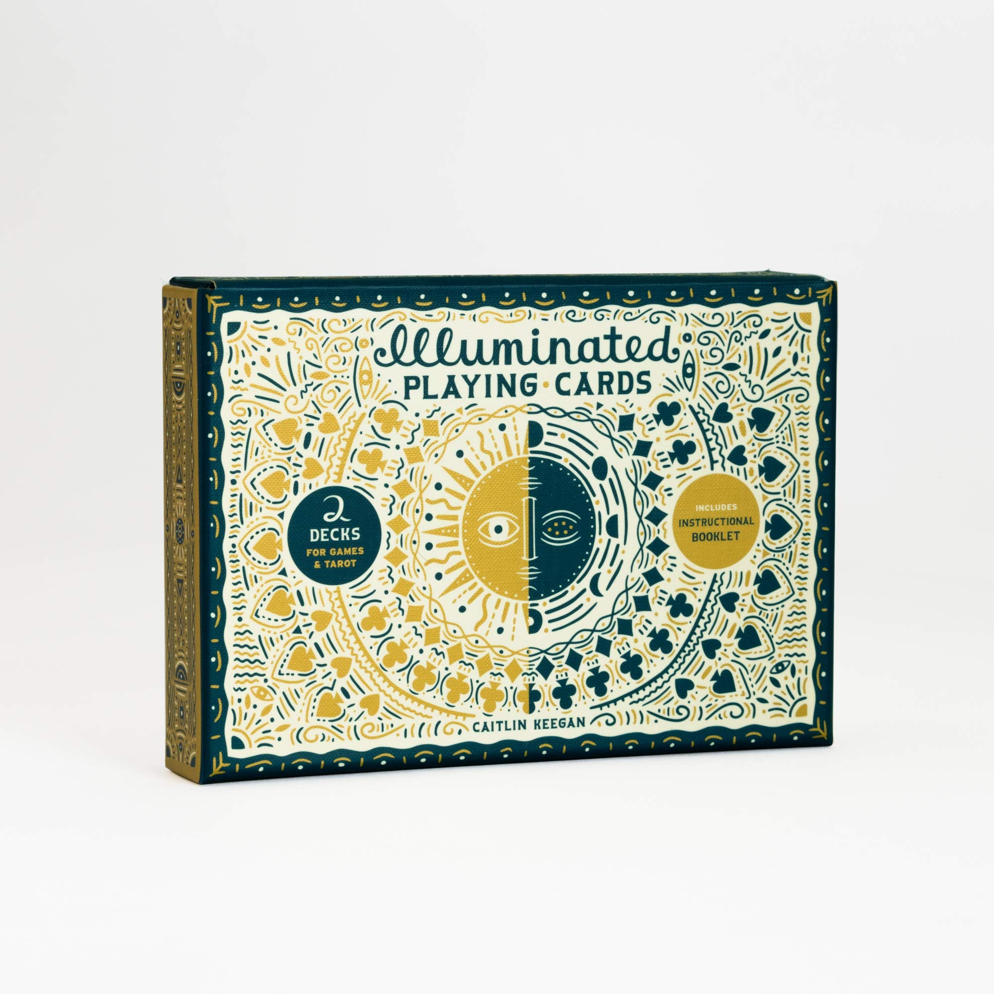 Illuminated Playing Cards: Two Decks For Games And Tarot (The Illuminated Art Series),New