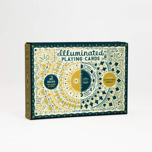 Illuminated Playing Cards: Two Decks For Games And Tarot (The Illuminated Art Series),New
