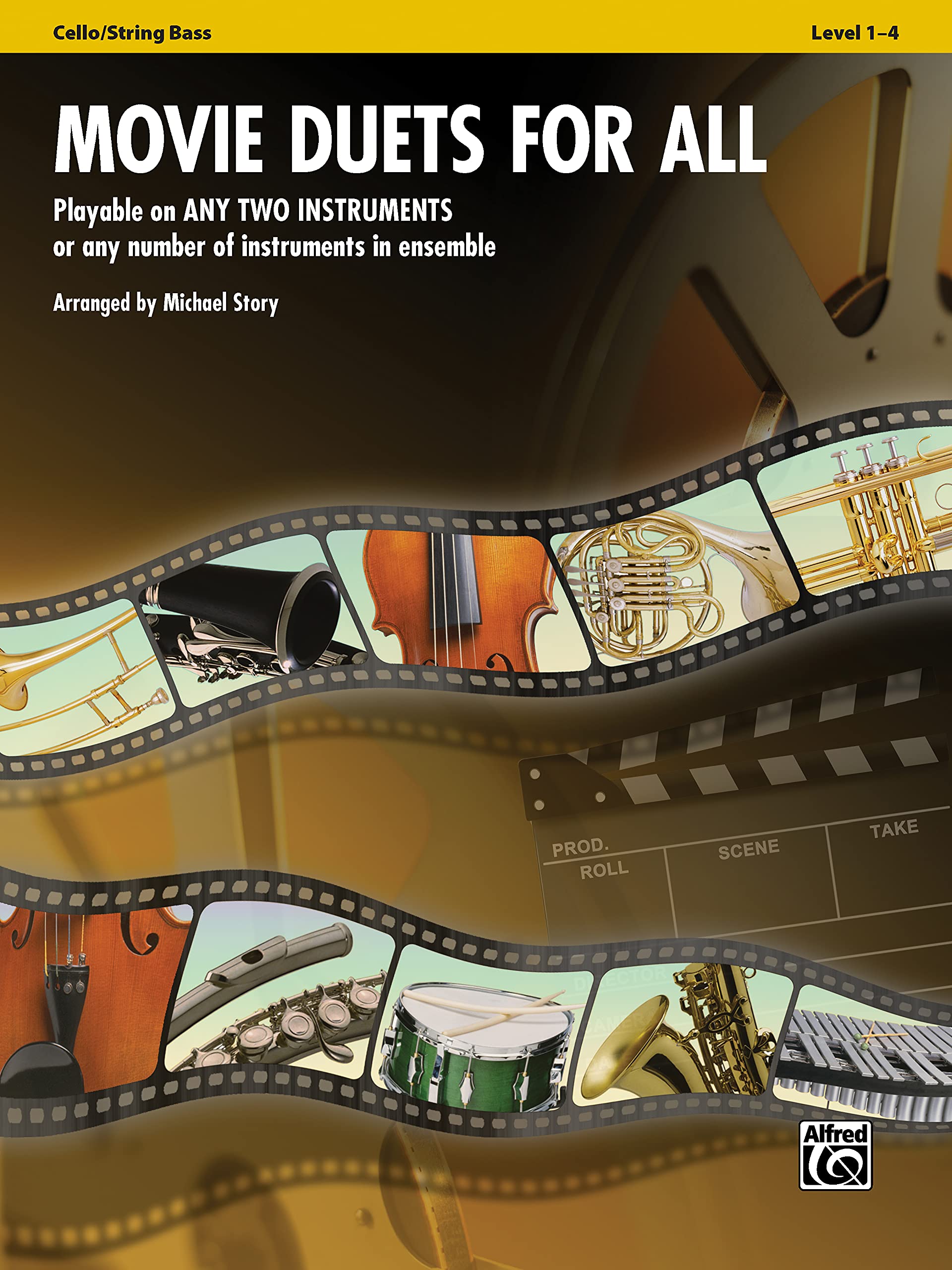 Movie Duets For All: Cello/Bass (For All Series)