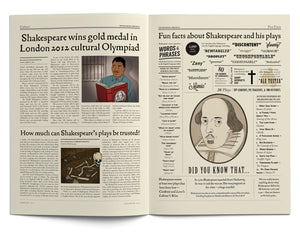 The Shakespeare Timeline Wallbook: Unfold the Complete Plays of ShakespeareOne Theater, Thirtyeight Dramas! (Timeline Wallbook,Used