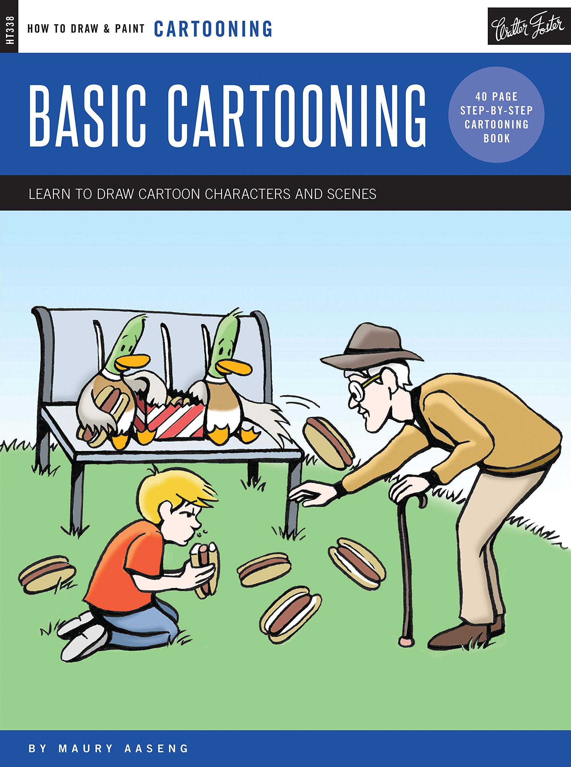 Cartooning: Basic Cartooning: Learn To Draw Cartoon Characters And Scenes (How To Draw & Paint)