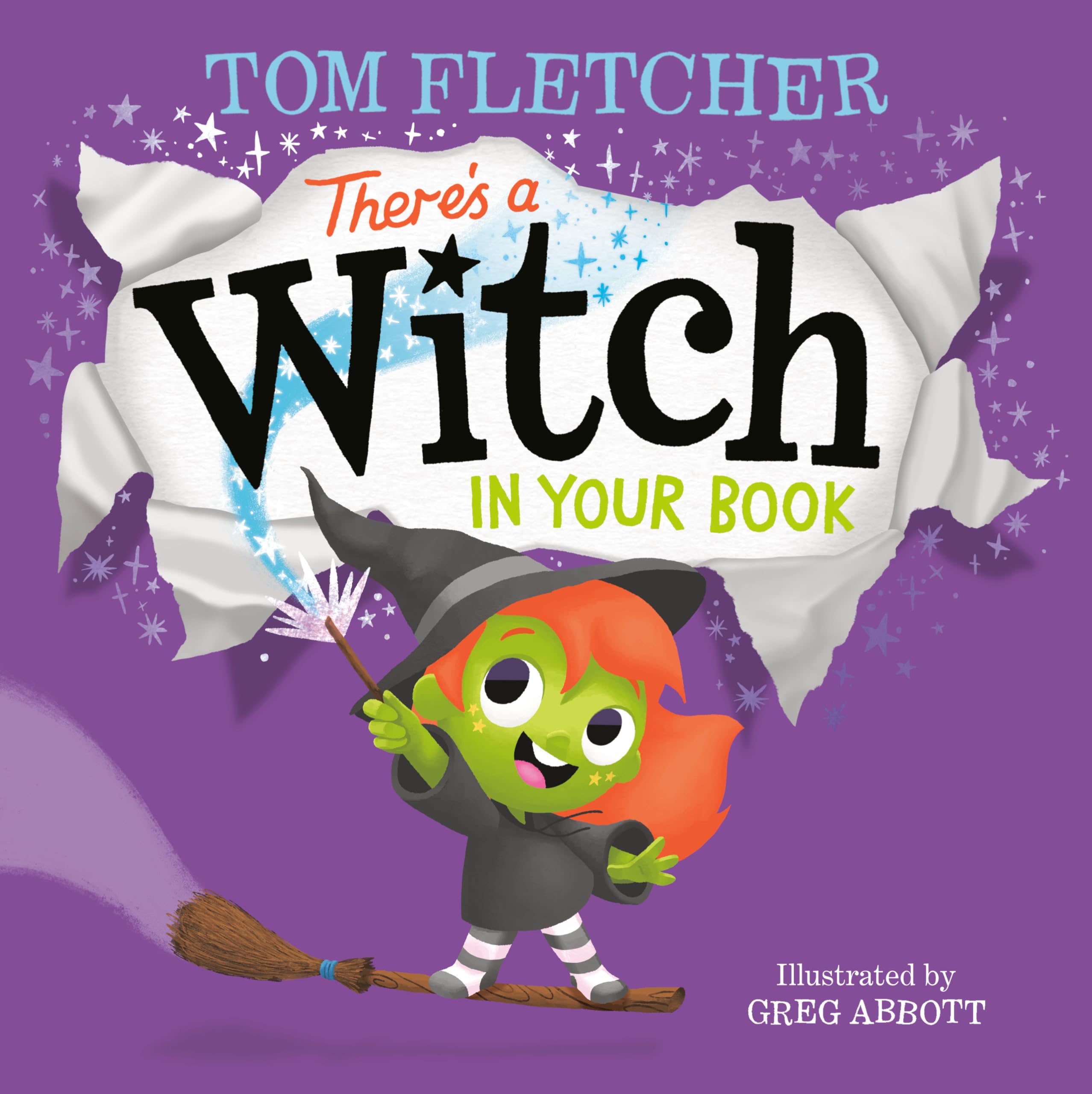 There's a Witch in Your Book: An Interactive Book For Kids and Toddlers (Who's In Your Book?),Used