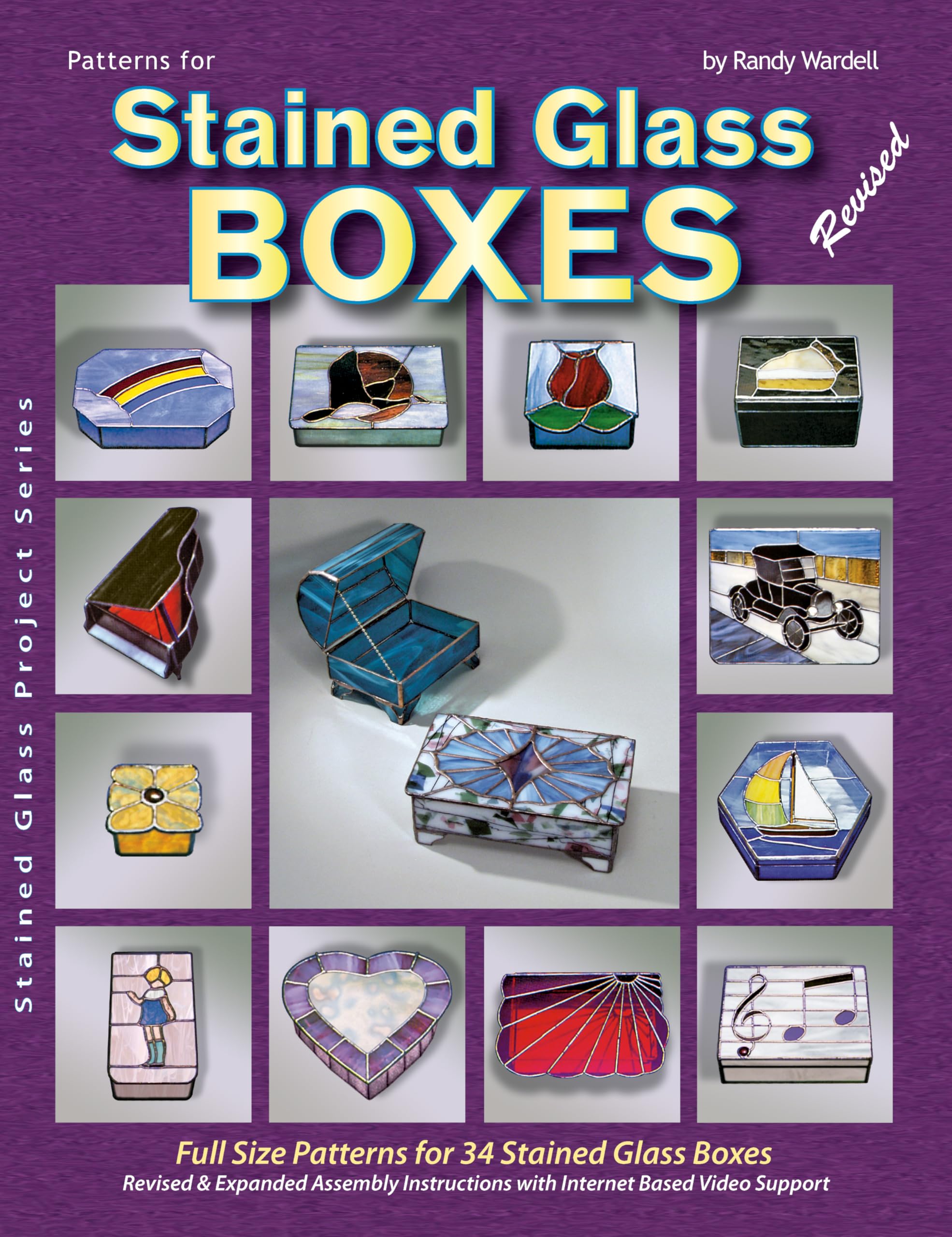 Patterns for Stained Glass Boxes,Used