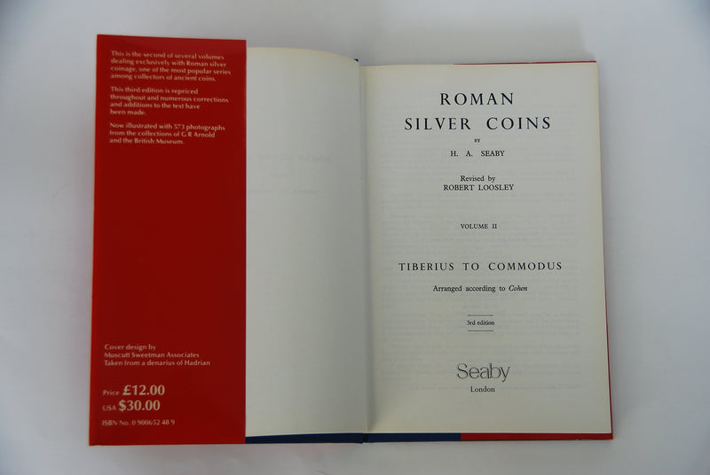 Roman Silver Coins: Tiberius to Commodus, Vol. 2.,Used