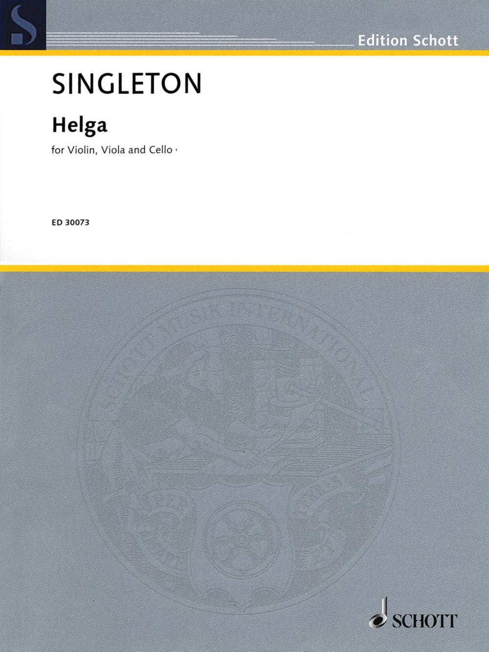 Helga: Violin, Viola, And Cello,Used