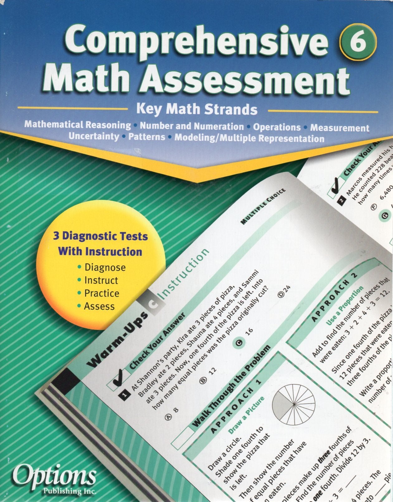 Comprehensive Math Assessment 6,Used