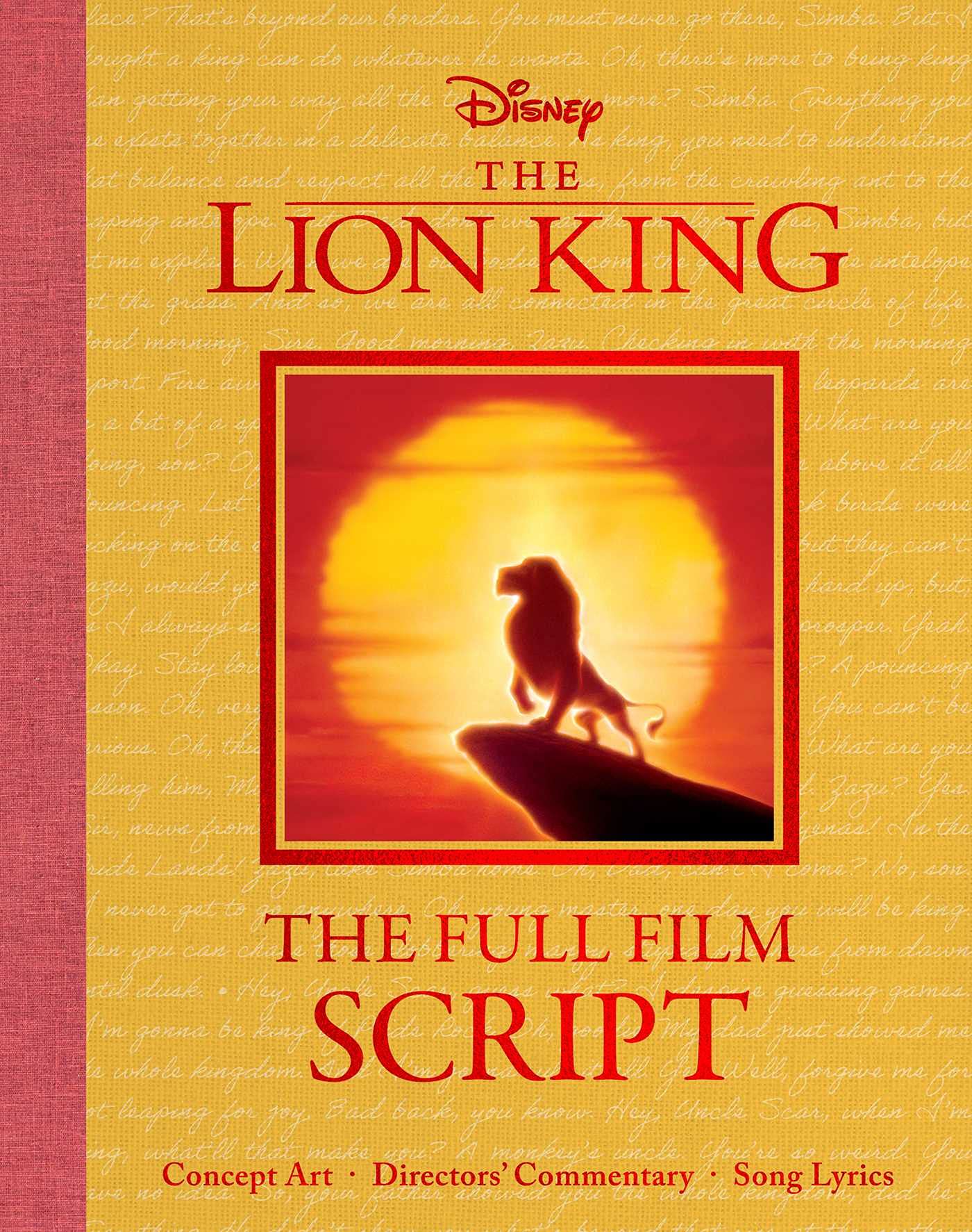 Disney: The Lion King (Disney Scripted Classics),New