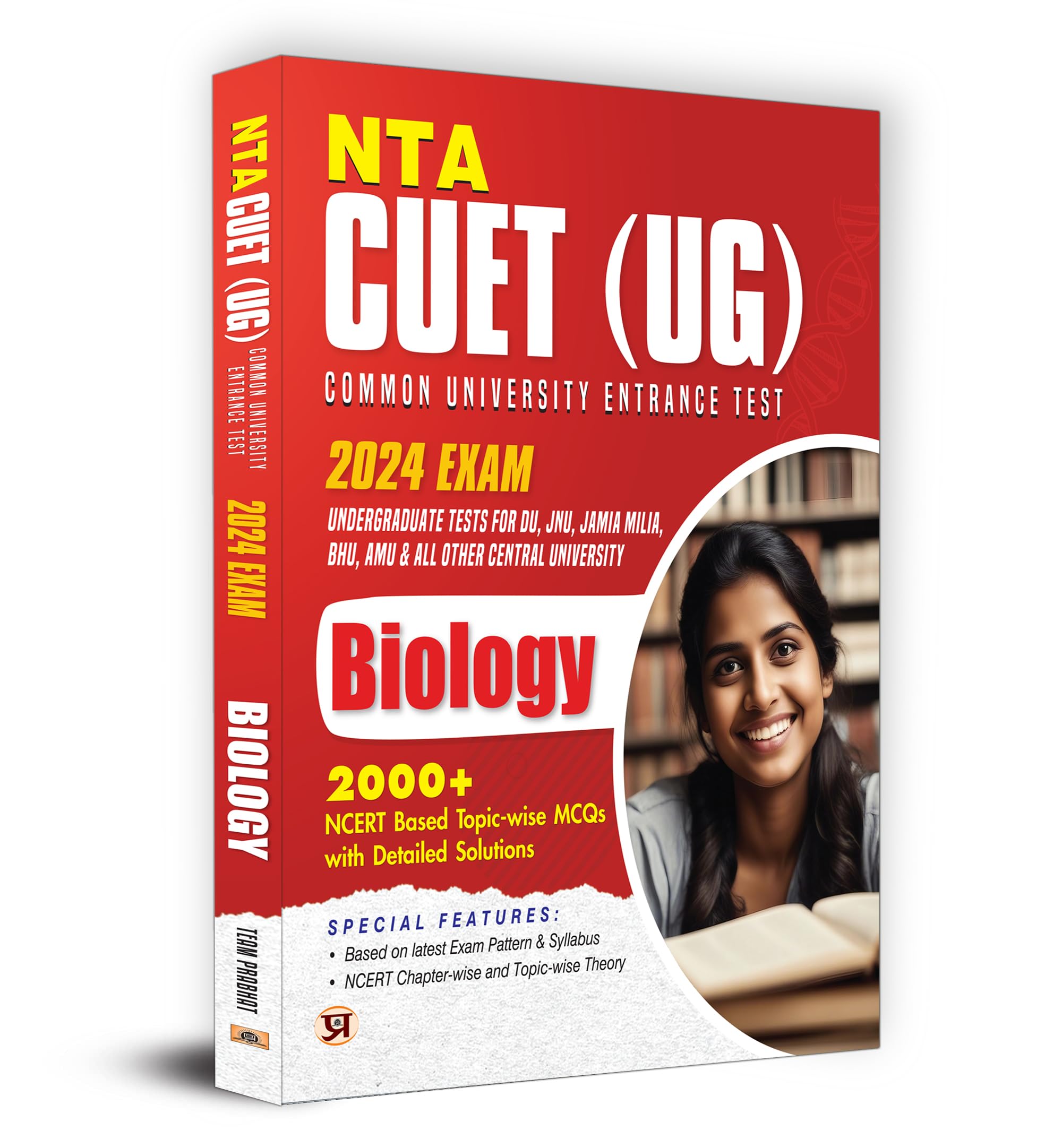 Nta Cuet Ug 2024 Exam | Biology | 2000+ Ncert Based Topic-Wise Mcqs | Useful For Du Jnu Jamia Milia Bhu Amu Chs And All Other Central University