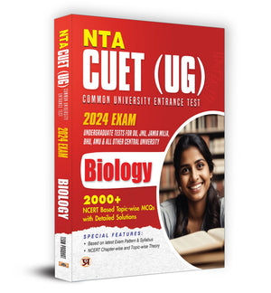 Nta Cuet Ug 2024 Exam | Biology | 2000+ Ncert Based Topic-Wise Mcqs | Useful For Du Jnu Jamia Milia Bhu Amu Chs And All Other Central University
