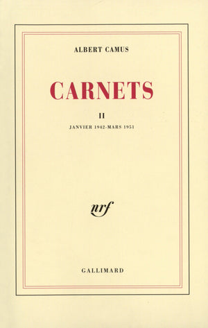Carnets, tome 2 : Janvier 1942  mars 1951 (French Edition),Used