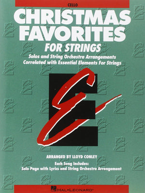 Essential Elements Christmas Favorites For Strings  Cello (Essential Elements for Strings),Used