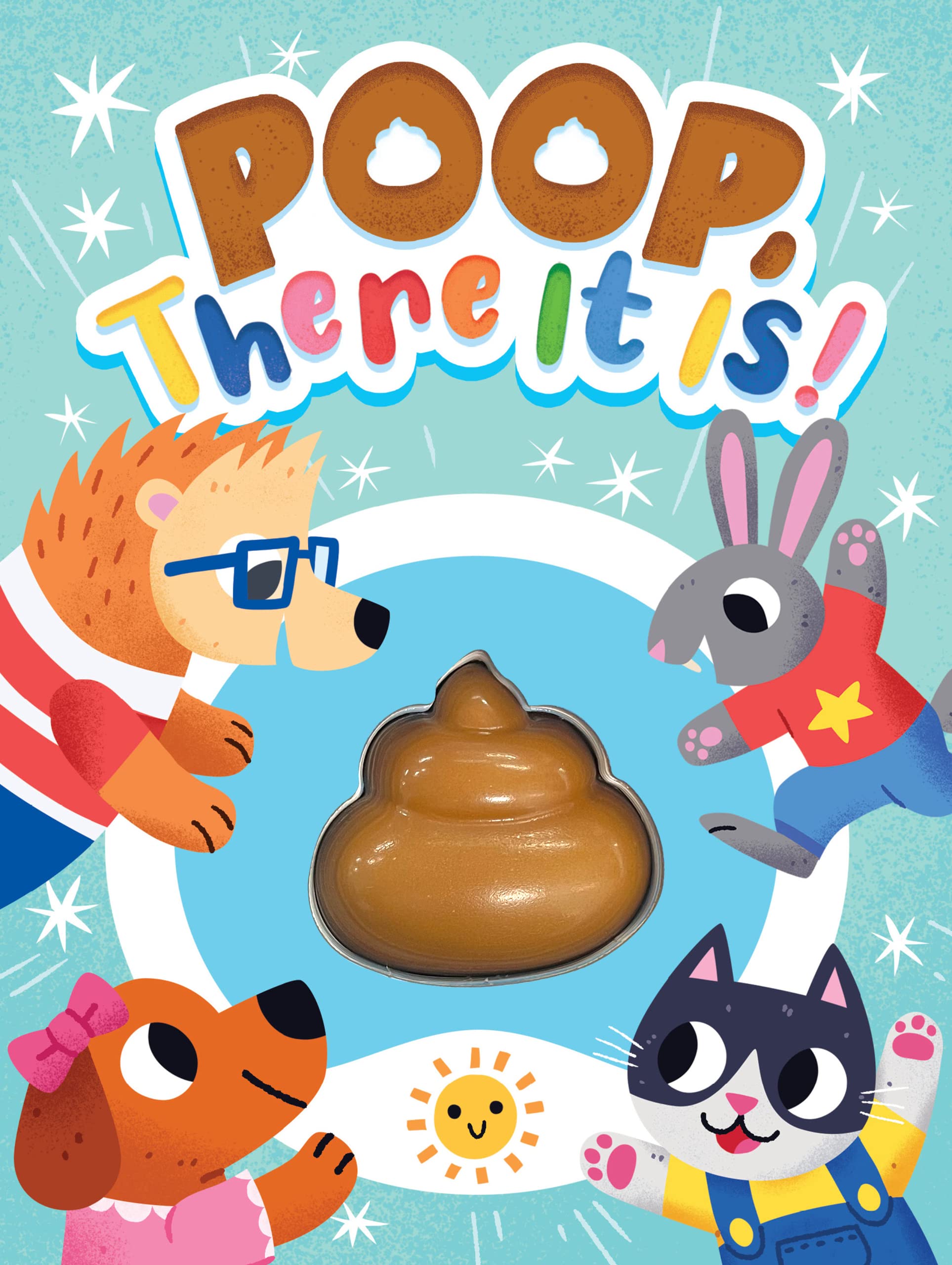 Little Hippo Books Poop, There It Is!  Children'S Touch And Feel Squishy Foam Sensory Board Book