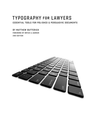 Typography For Lawyers 2Nd-new