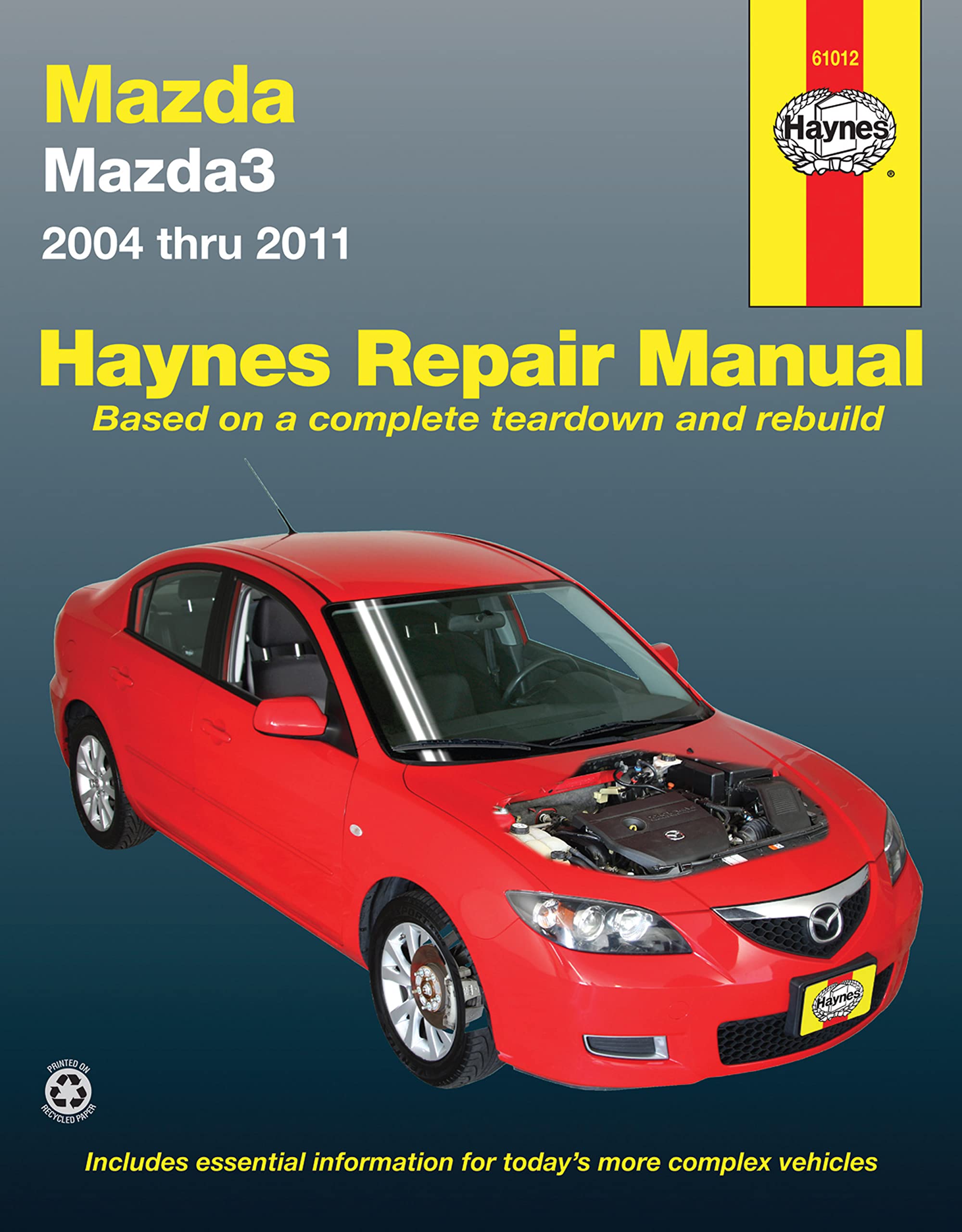 Mazda3 (20042011) Haynes Repair Manual (USA) (Paperback),Used