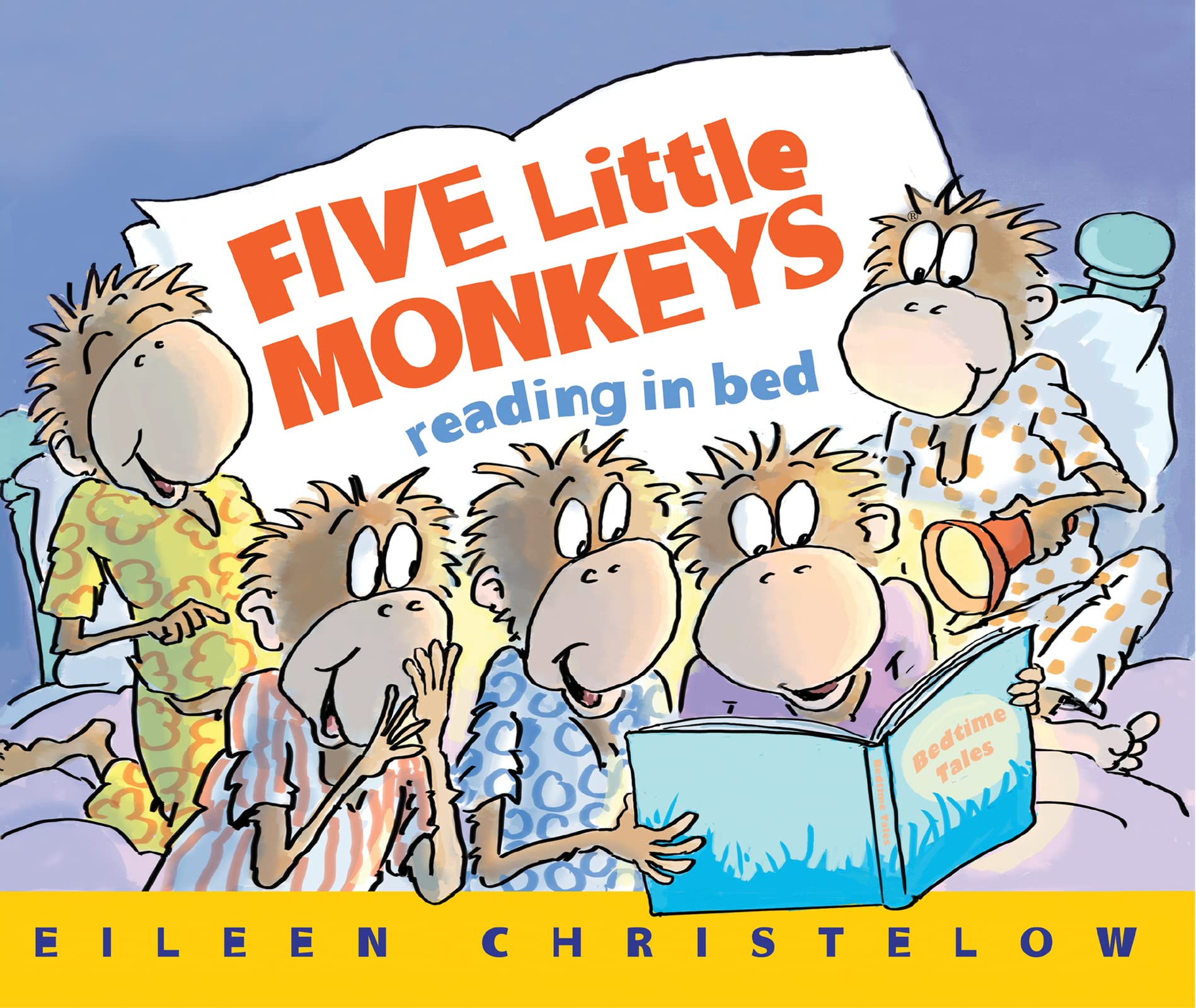 Five Little Monkeys Reading In Bed (A Five Little Monkeys Story)