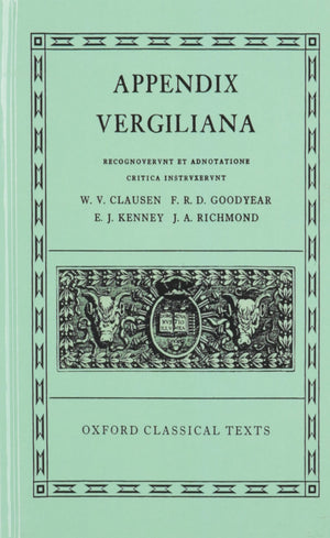 Appendix Vergiliana (Oxford Classical Texts),Used