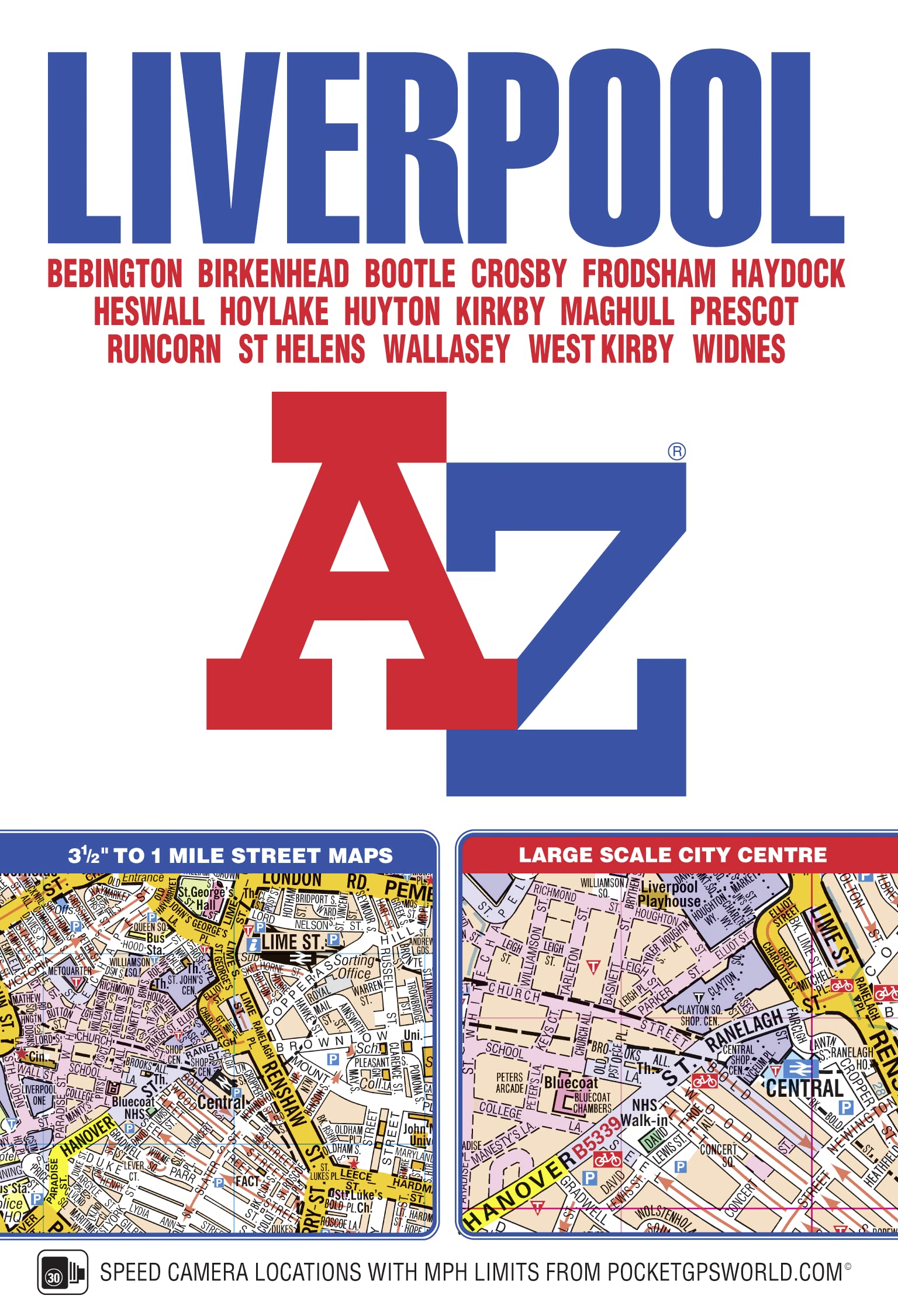 Liverpool AZ Street Atlas (paperback),Used