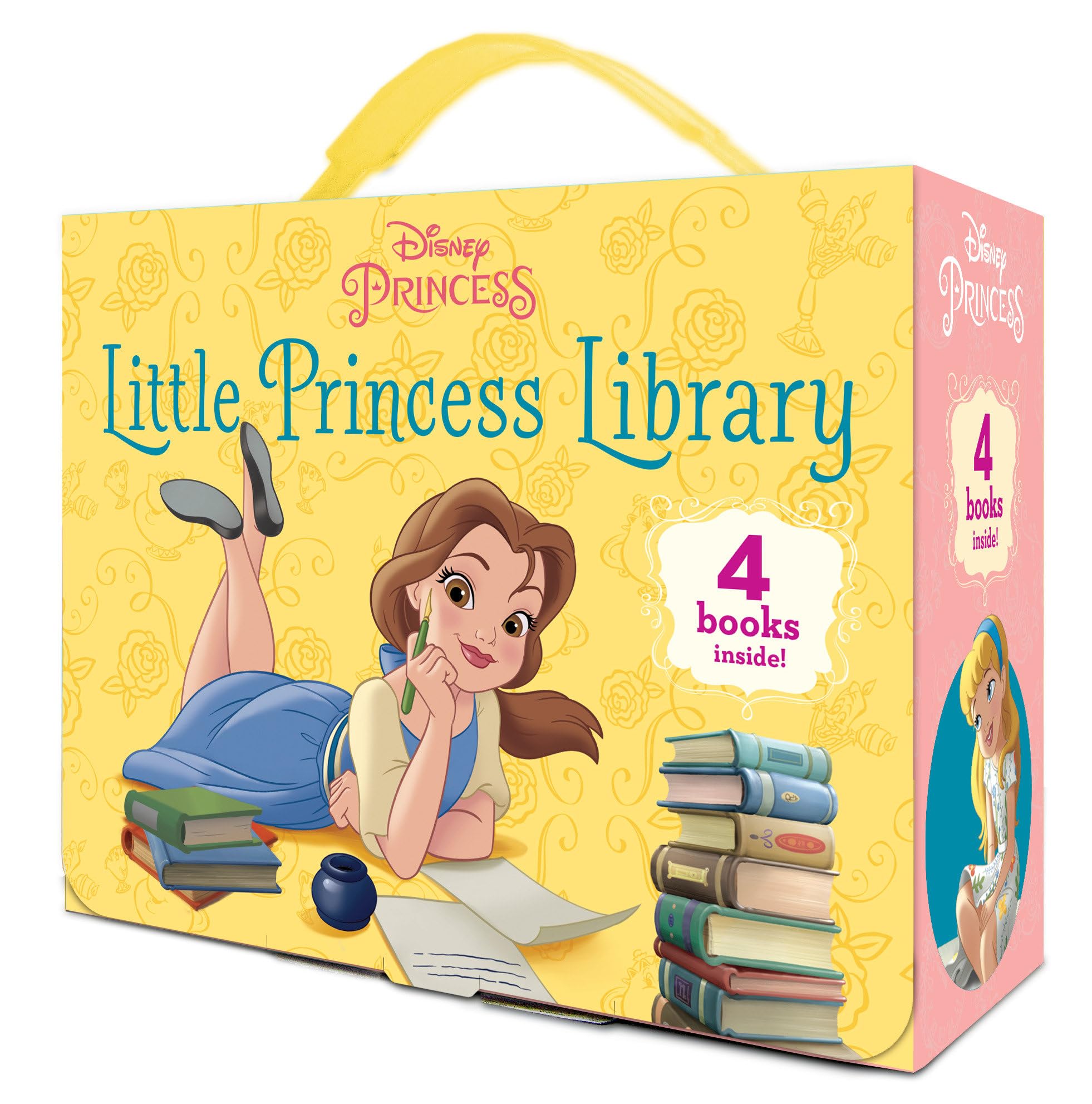 Little Princess Library (Disney Princess): Disney Cinderella; Disney The Little Mermaid; Disney Moana; Disney Beauty & the Beast,Used