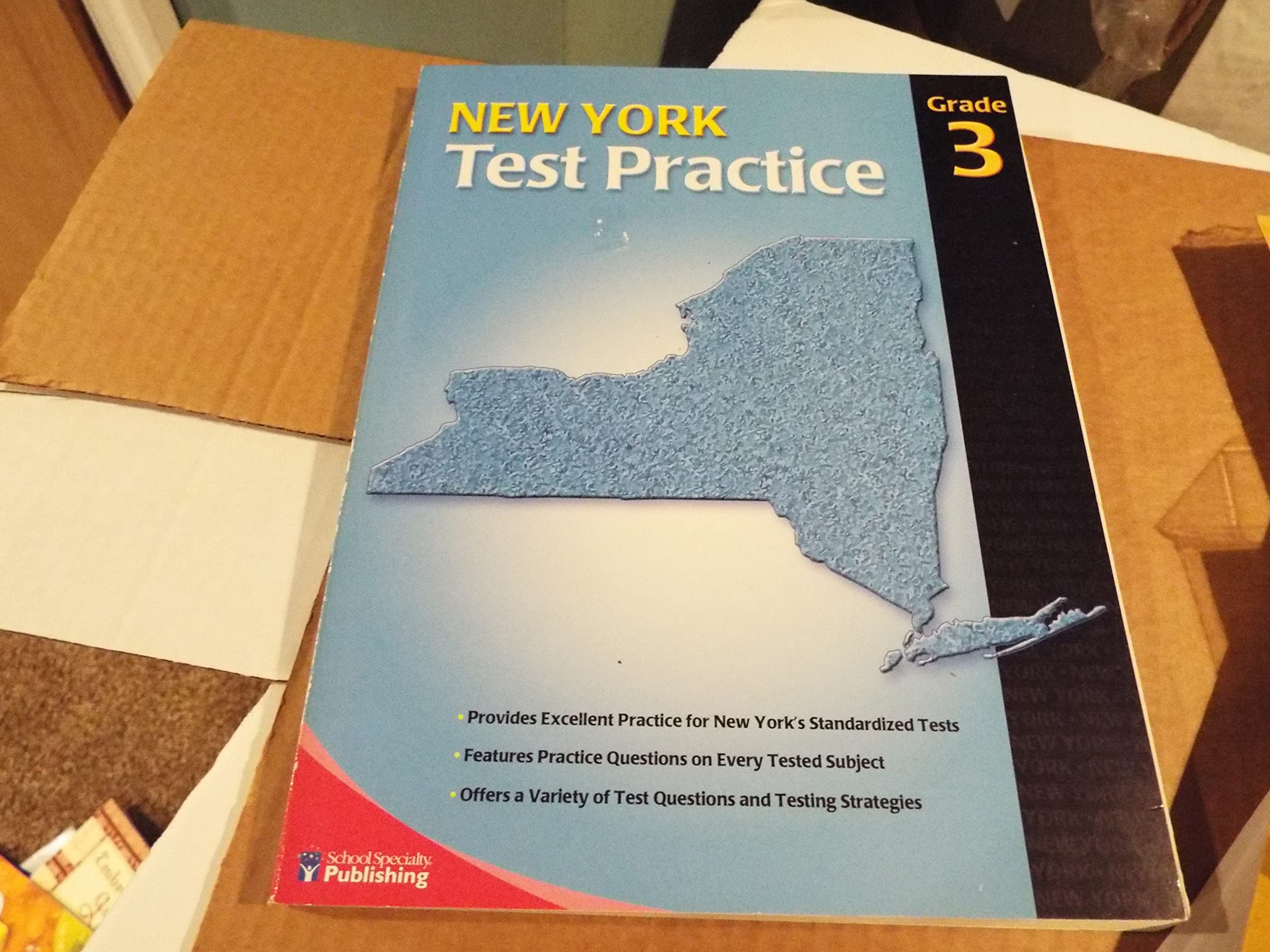 New York Test Practice consumable, Grade 3,Used