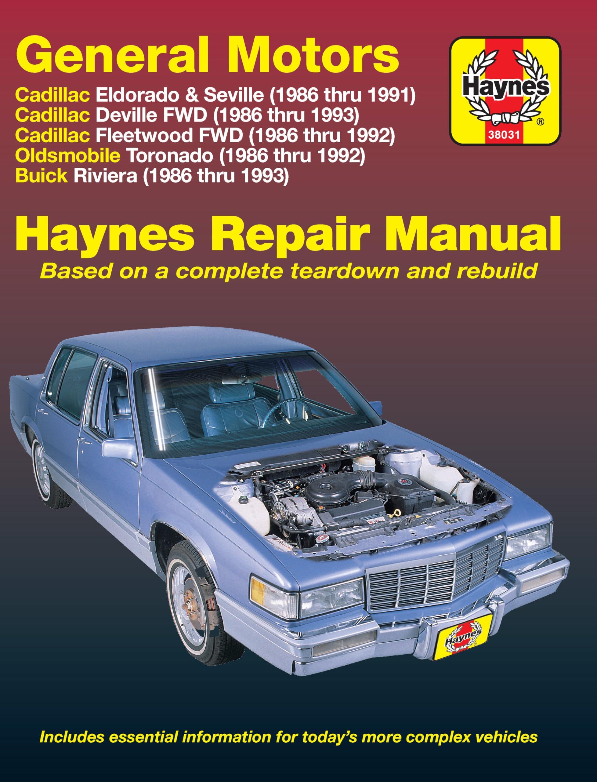 General Motors Cadillac,Oldsmobile,Buick (8693) Haynes Manual (USA) (Paperback),New