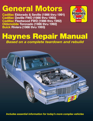 General Motors Cadillac,Oldsmobile,Buick (8693) Haynes Manual (USA) (Paperback),New