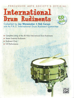 International Drum Rudiments: Book & Online Video/Audio