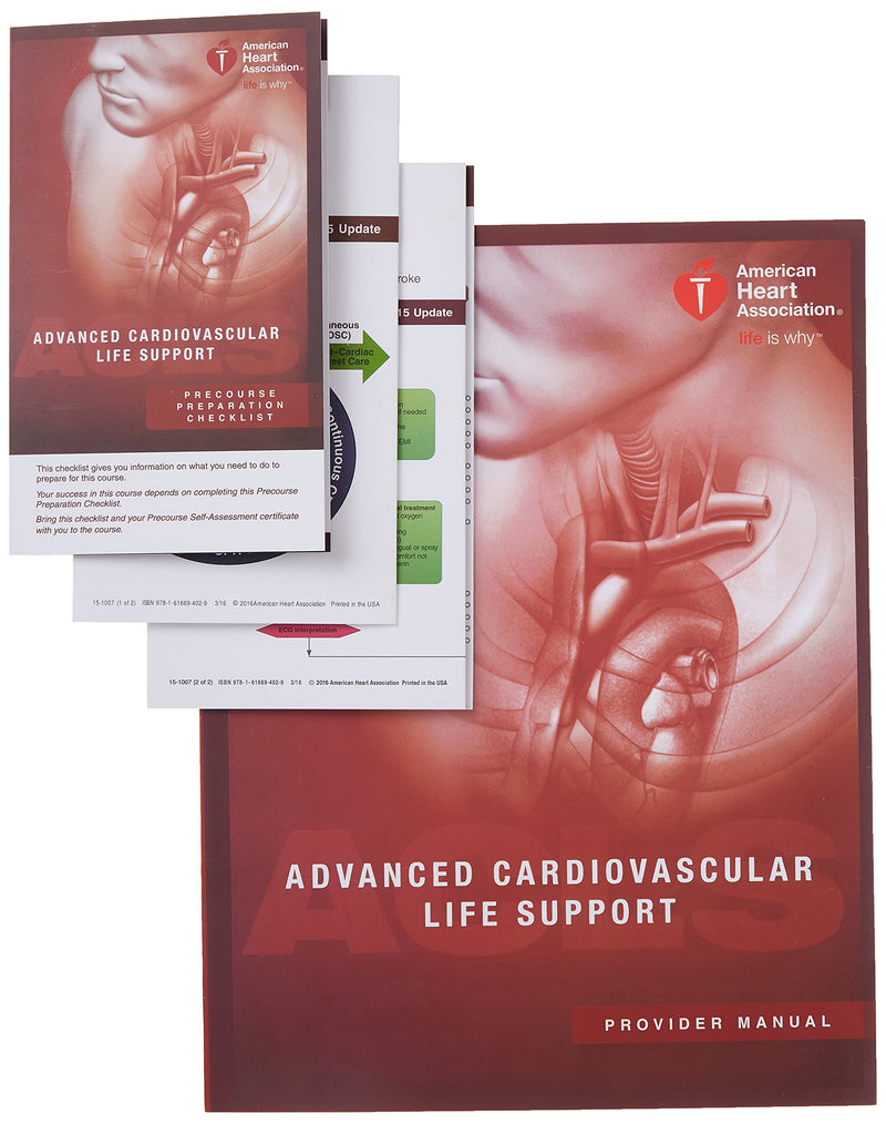 Advanced Cardiovascular Life Support Provider Manual,New
