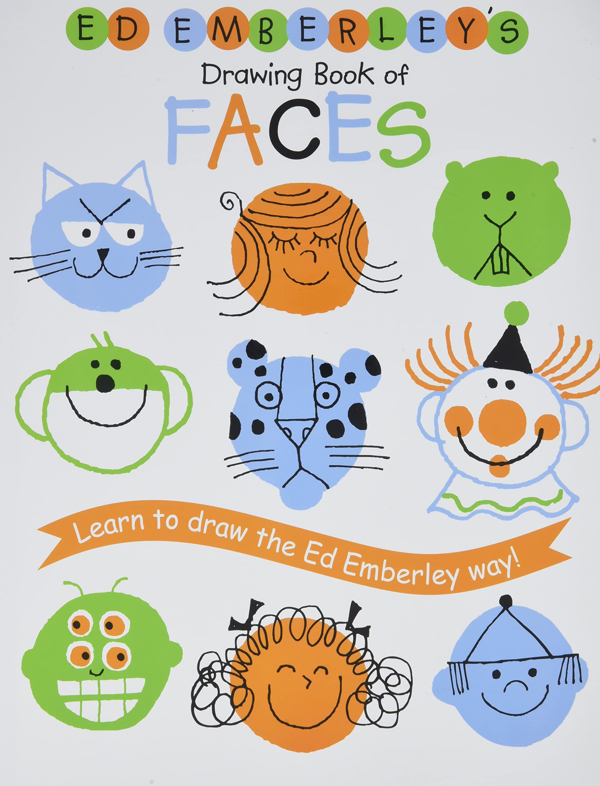 Ed Emberley's Drawing Book of Faces (REPACKAGED) (Ed Emberley Drawing Books),Used