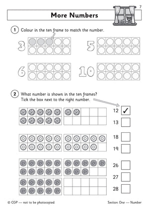 Reception Maths Workout (CGP Reception),Used
