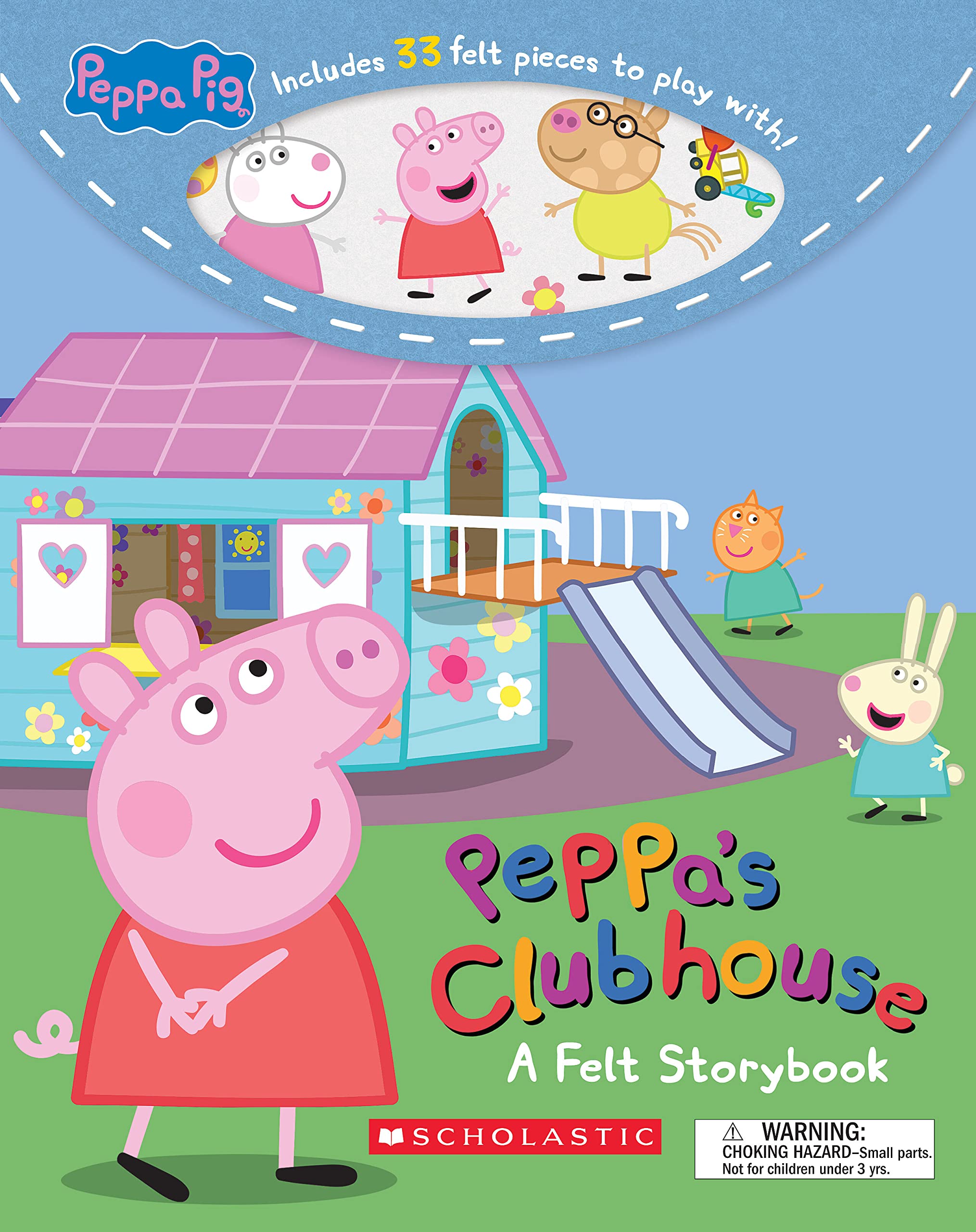 Peppa'S Clubhouse: A Felt Storybook (Peppa Pig),Used