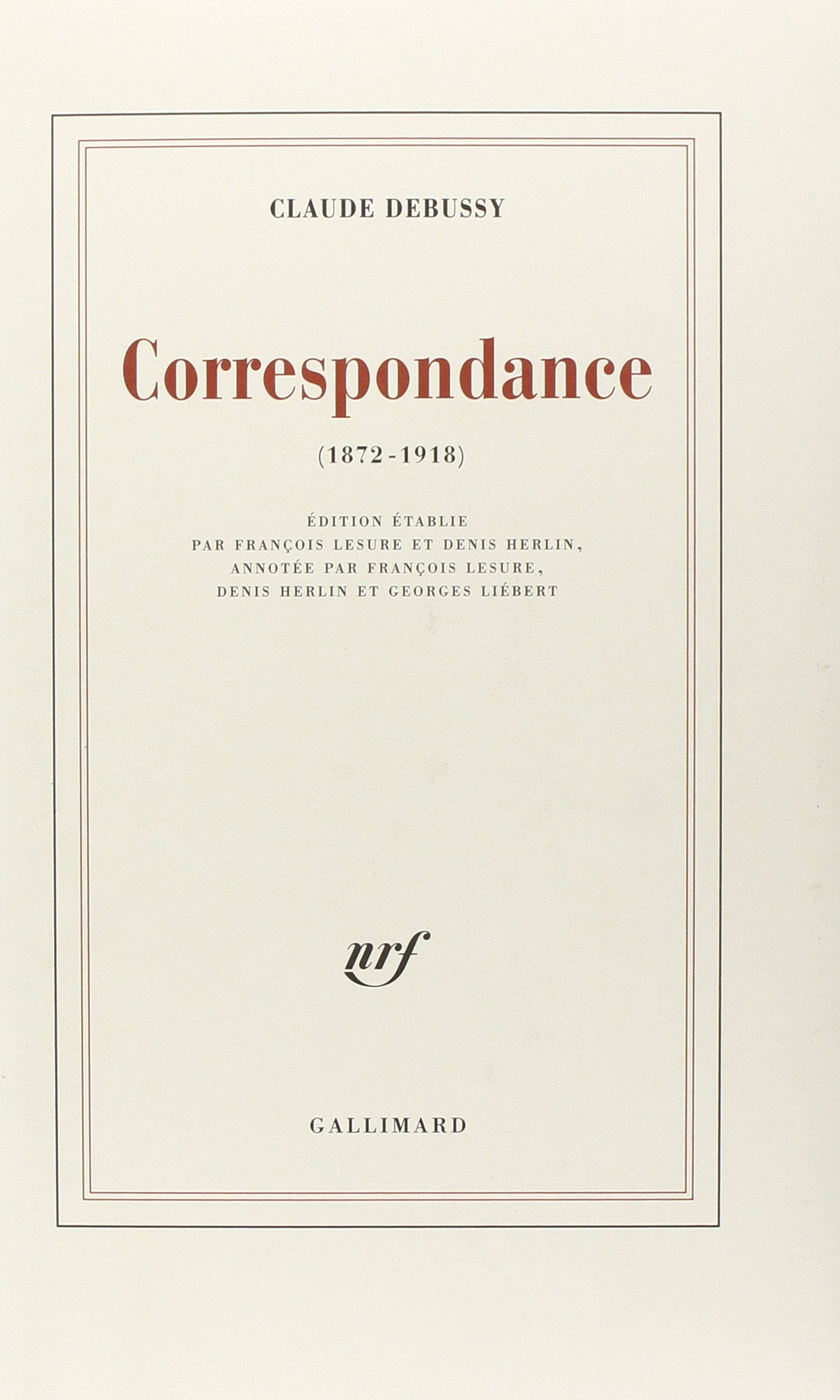 Correspondance: (18721918) (French Edition),Used