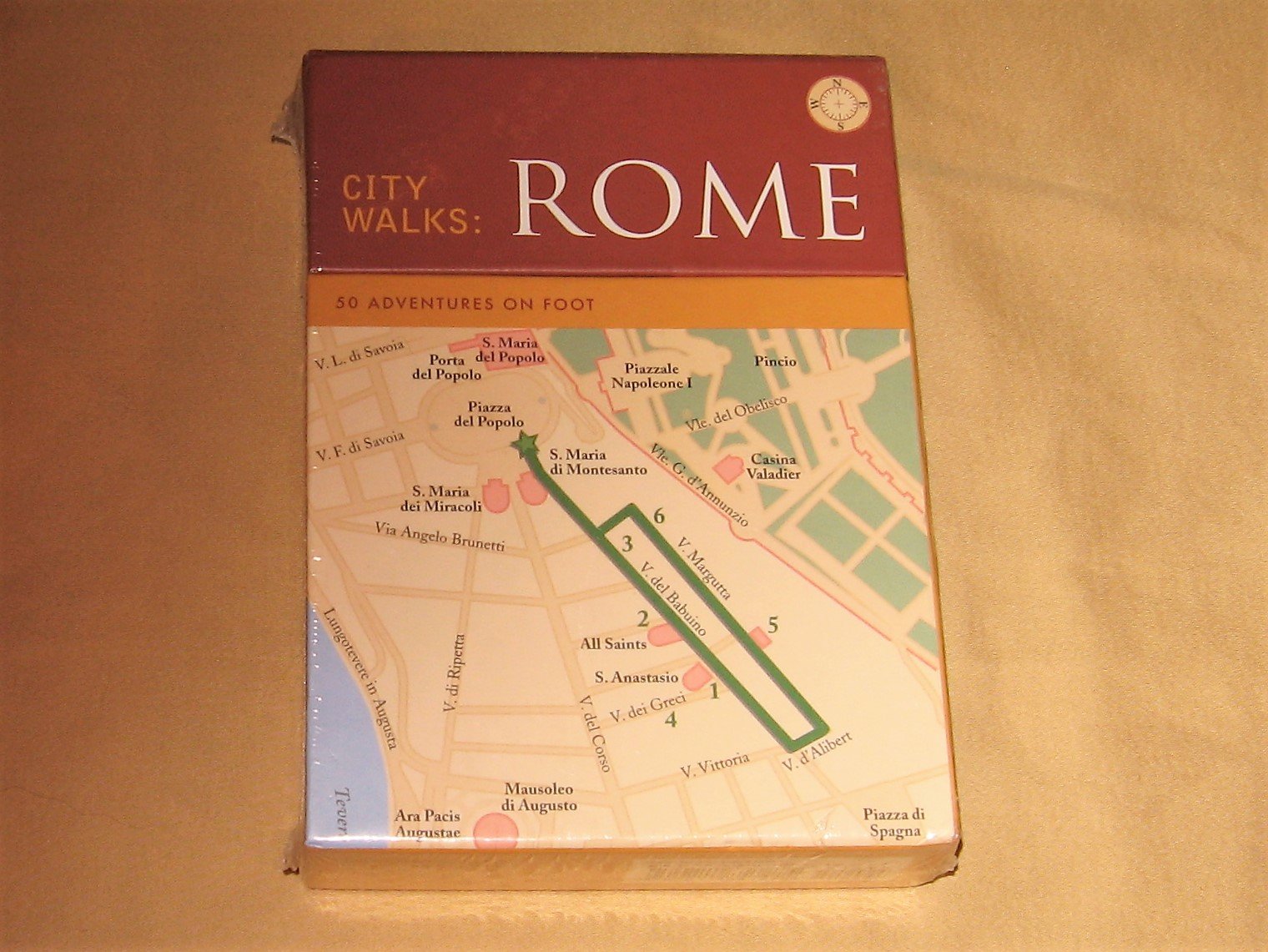 City Walks: Rome: 50 Adventures on Foot,Used