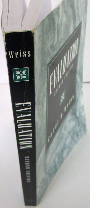 Evaluation: Methods For Studying Programs And Policies, 2Nd Edition,Used