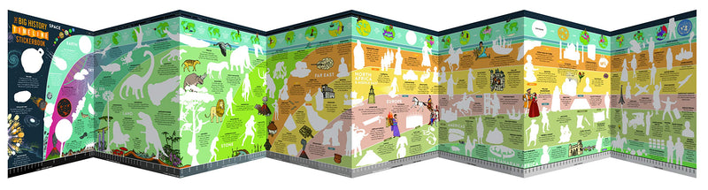 The Big History Timeline Stickerbook: From the Big Bang to the present day; 14 billion years on one amazing timeline!,New