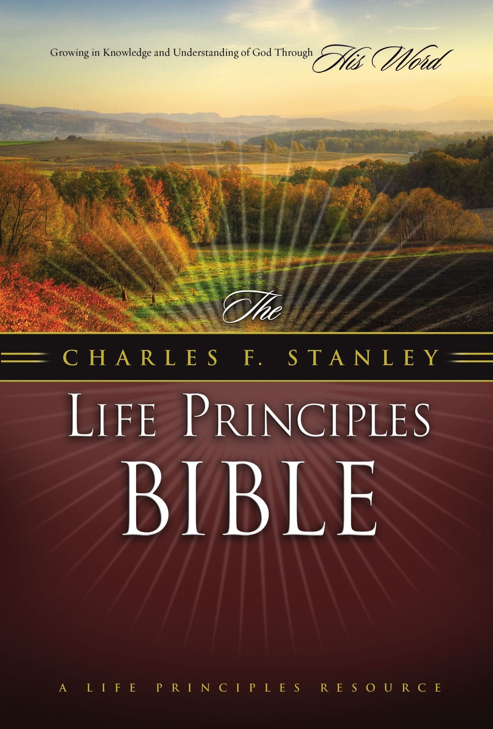 The Charles F. Stanley Life Principles Bible: New American Standard Version,Used
