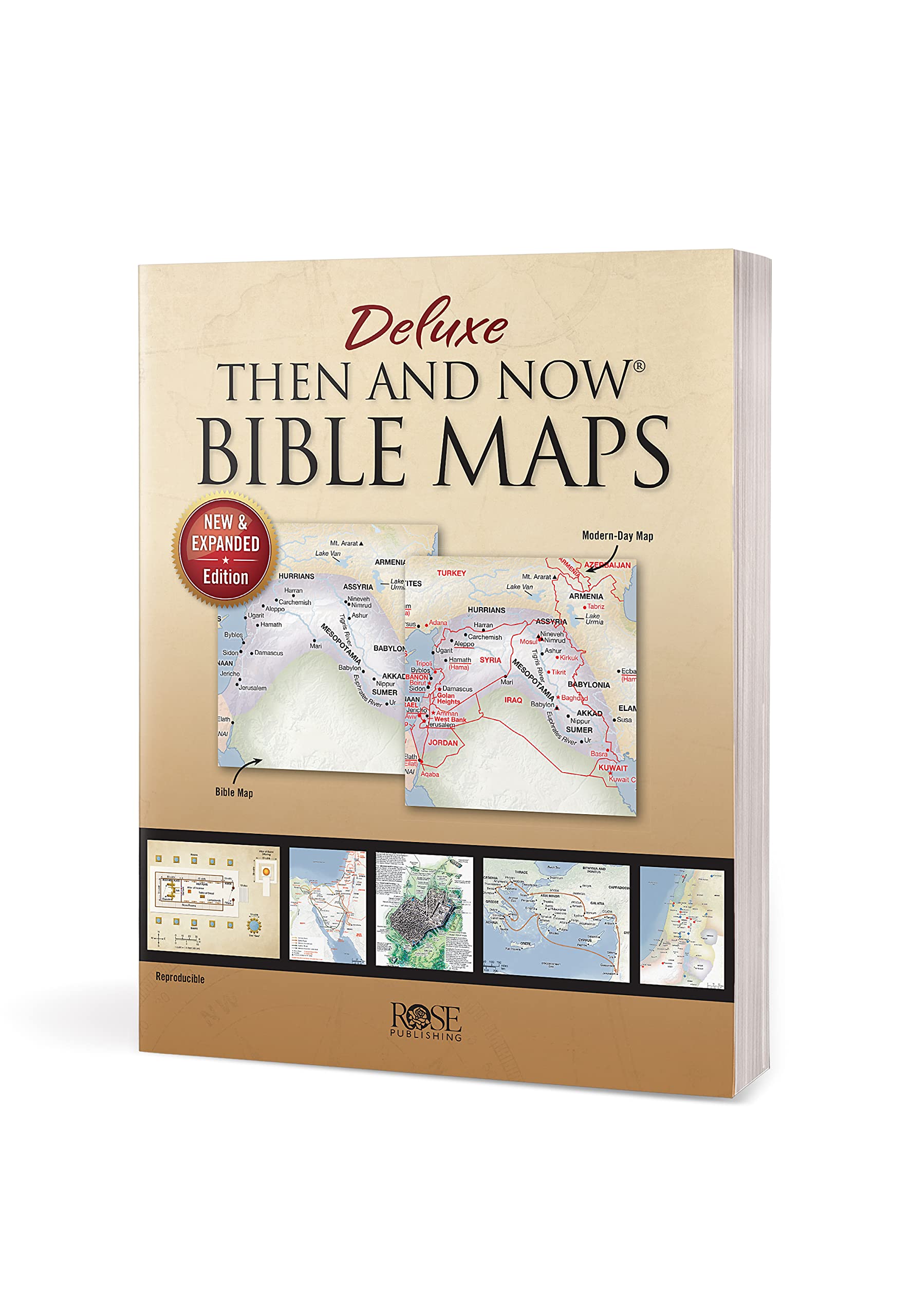 Deluxe Then and Now Bible Maps: New and Expanded Edition,New