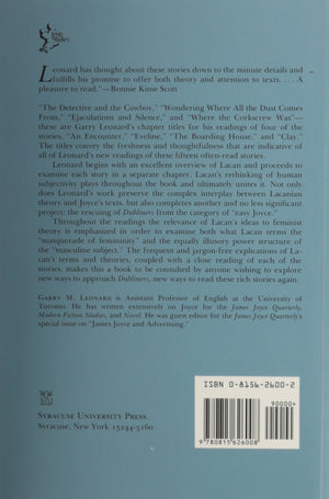 Reading Dubliners Again: A Lacanian Perspective (Irish Studies),Used