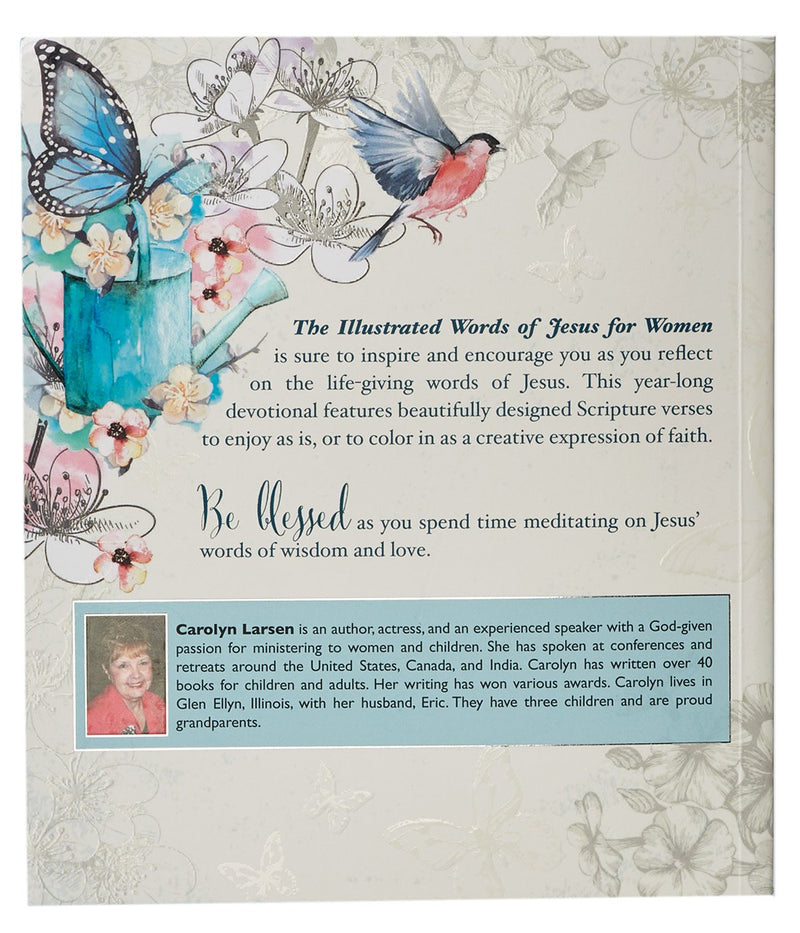 The Illustrated Words of Jesus for Women Daily Devotional  366 Days of Calming Coloring and Meaningful Meditation on the Words ,Used