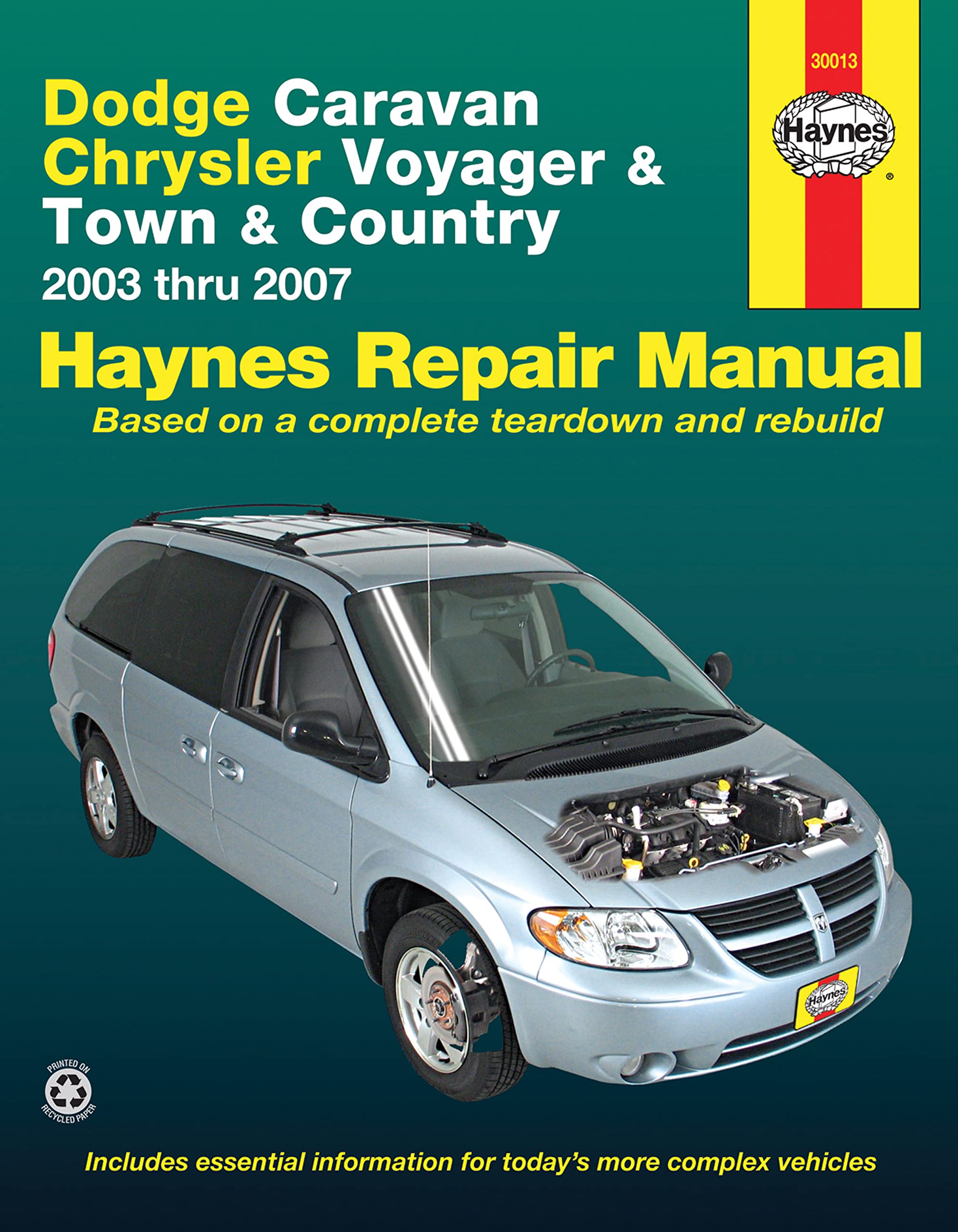 Dodge Caravan,Chrysler Voyager,Town & Country (0307) Haynes Manual (Paperback)