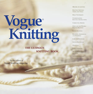 Vogue Knitting: The Ultimate Knitting Book,New