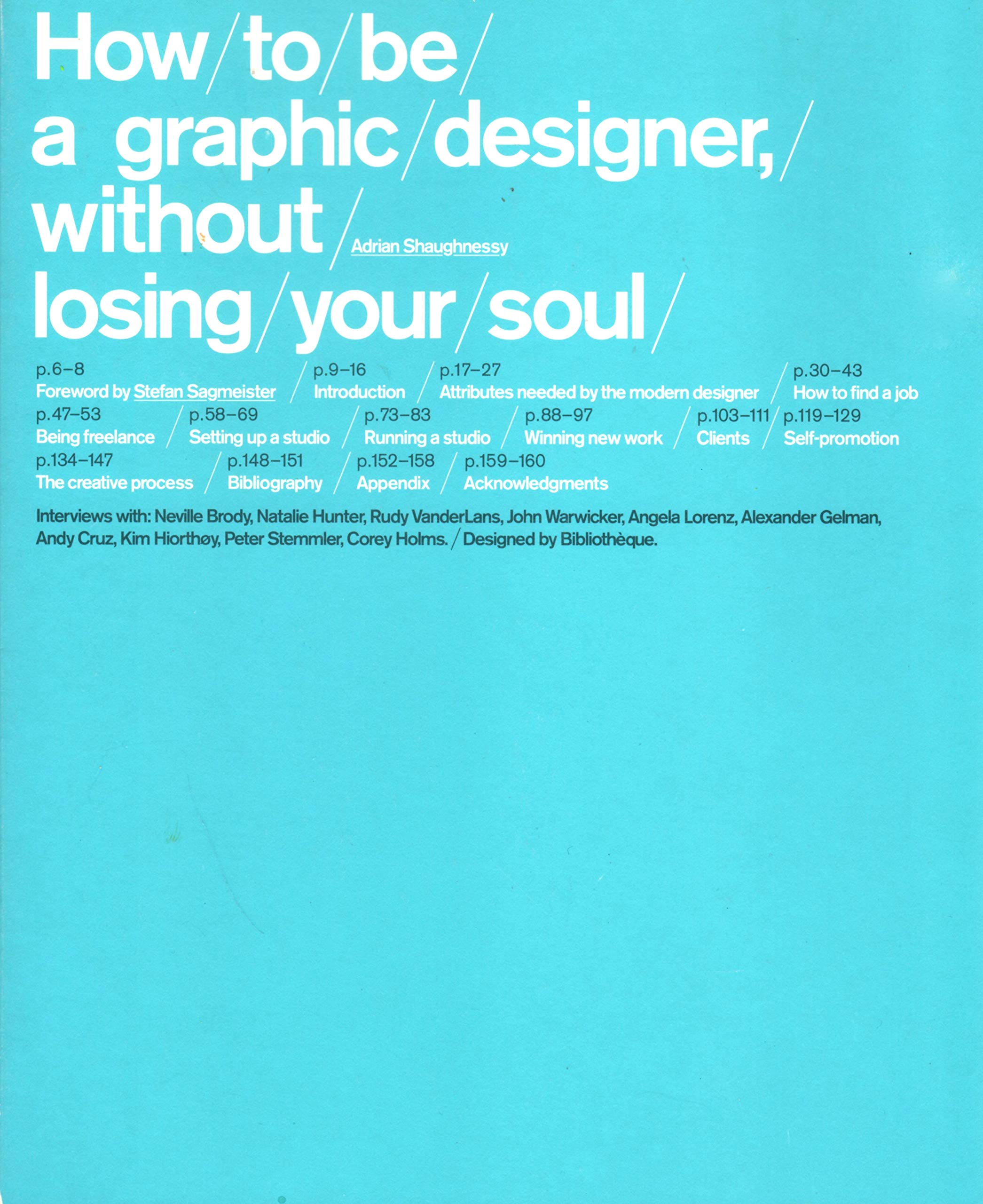 How To Be a Graphic Designer Without Losing Your Soul,Used