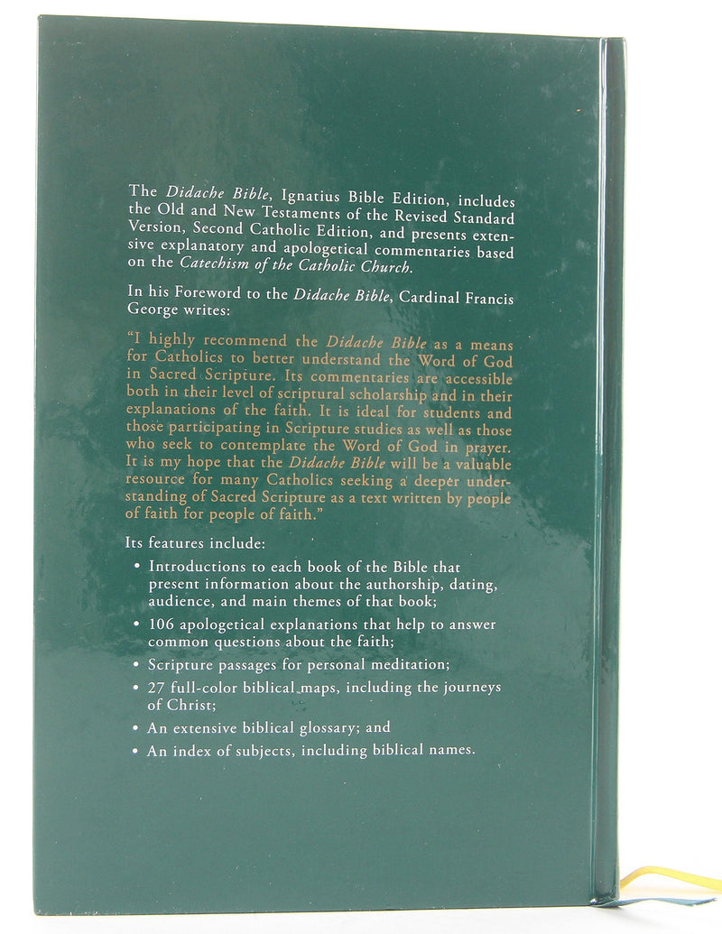 The Didache Bible: With Commentaries Based on the Catechism of the Catholic Church,New