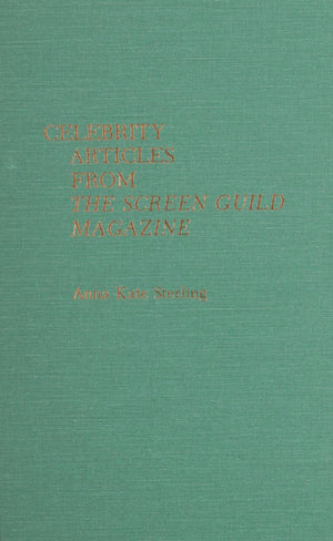 Celebrity Articles From The 'Screen Guild' Magazine,Used