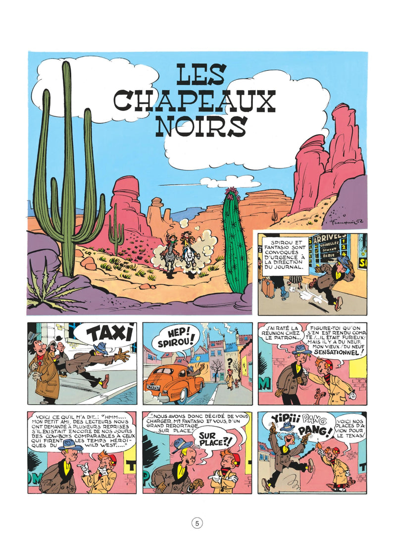Spirou et Fantasio  Tome 3  Les Chapeaux noirs (SPIROU ET FANTASIO (3)) (French Edition),Used