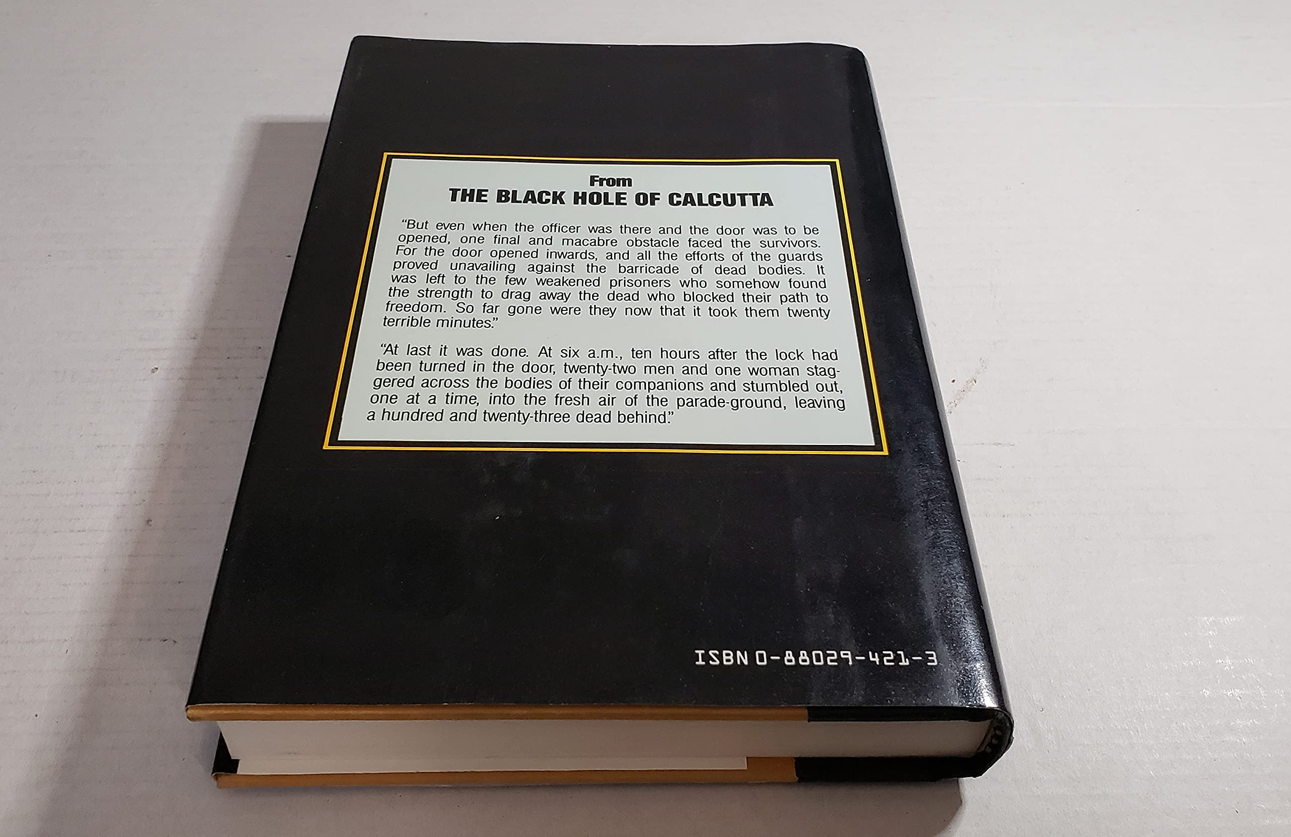 The Black Hole of Calcutta,Used